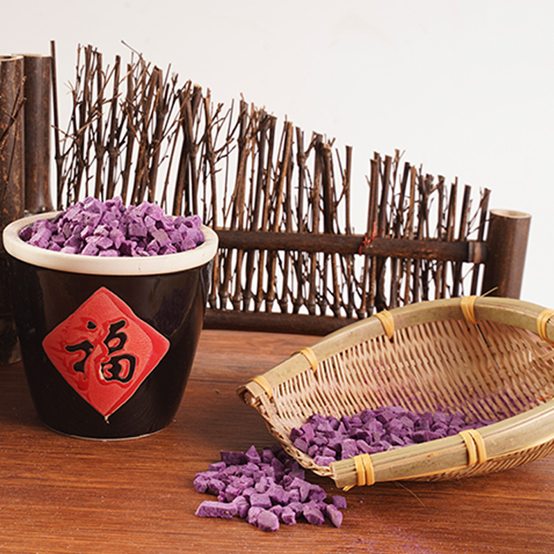 Fagyasztva szárított lila édesburgonya